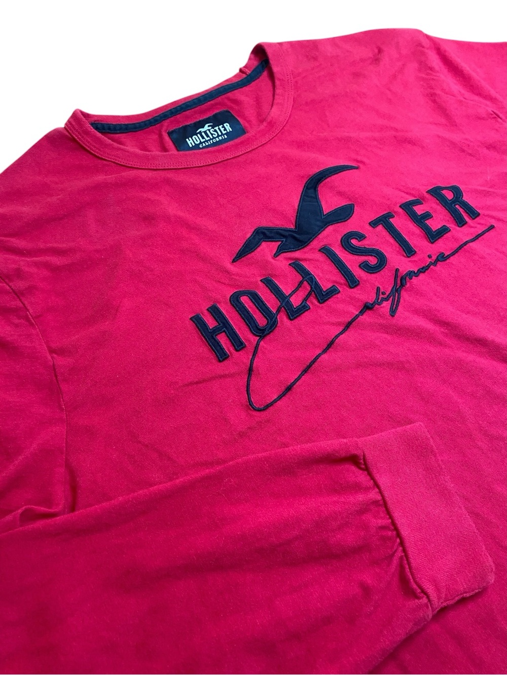Hollister Long Sleeve Tee Men’s XL Y2K 90s Unisex California Cali Skater Travel